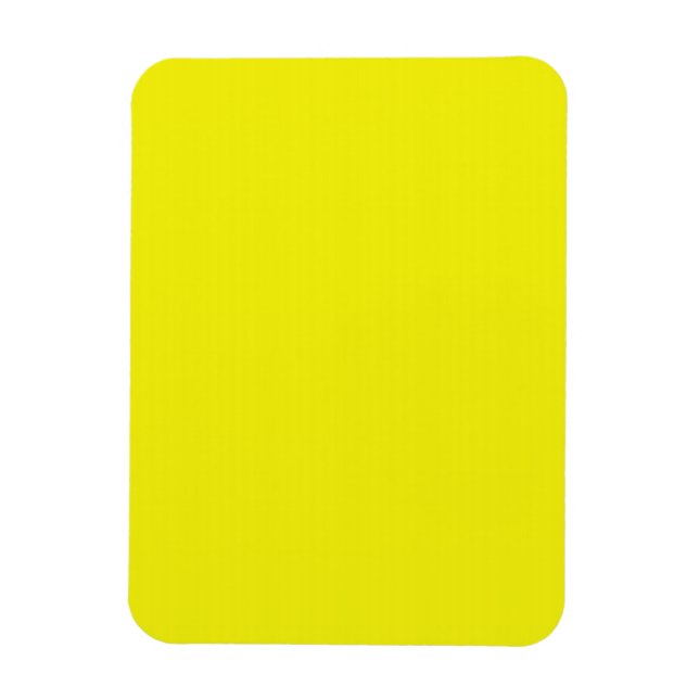 Flexible Magnet with  Bright Yellow Background (Vertical)