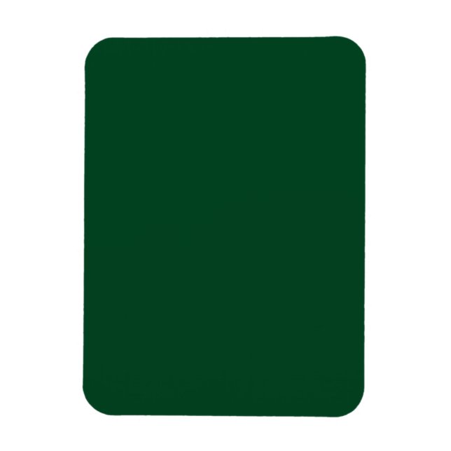 Flexible Magnet with Evergreen Green Background (Vertical)