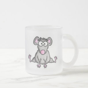 Flexible Mouse Frosted Glass Coffee Mug