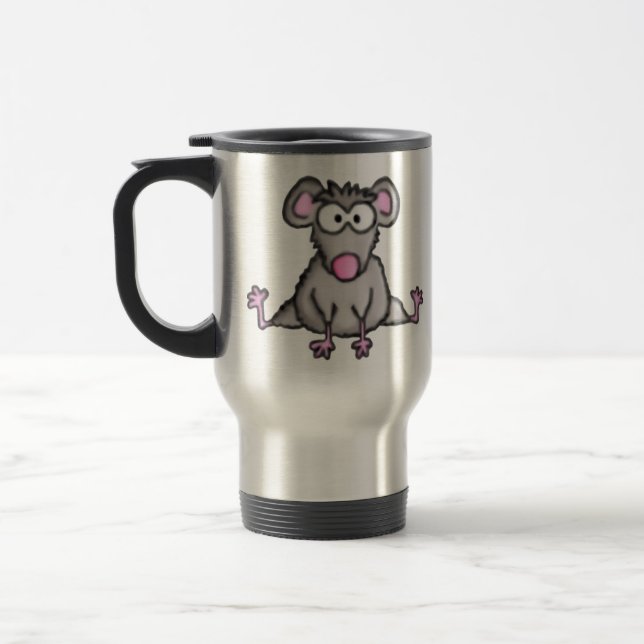 Flexible Mouse Travel Mug (Left)