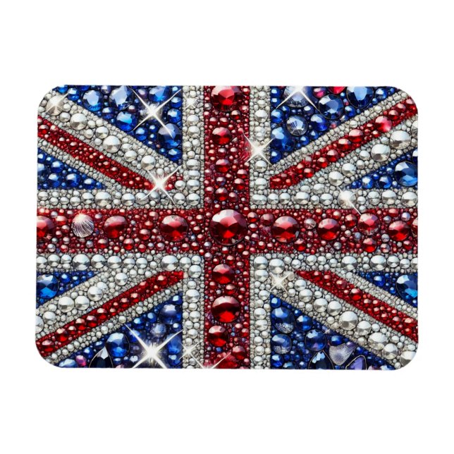 Flexible photo magnet with British Colours (Horizontal)