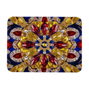 Flexible photo magnet with Colombian Colours