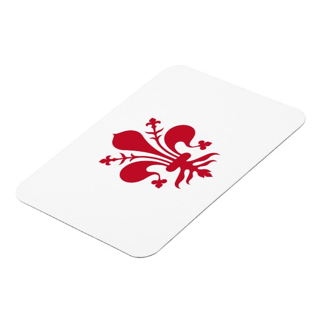 Flexible photo magnet with flag of Florence (Left Side)