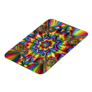 Flexible photo magnet with LGBTQ Colours