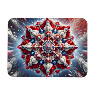 Flexible photo magnet with Norway Colours