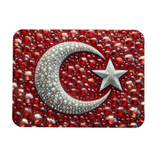 Flexible photo magnet with Turkish Colours