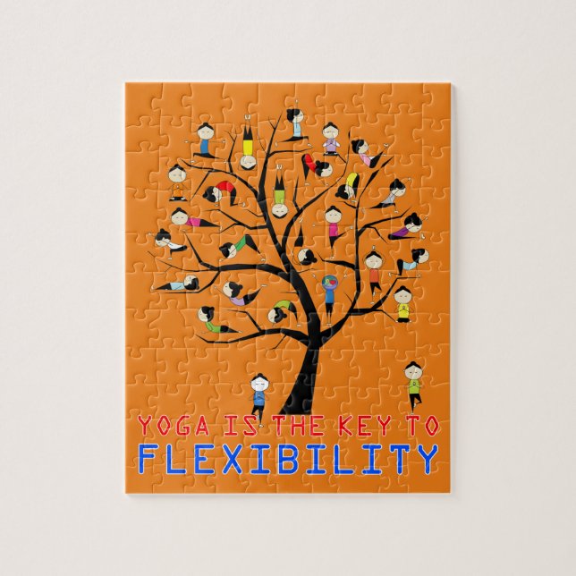 Flexible Yoga Jigsaw Puzzle (Vertical)