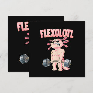 Flexolotl Axolotl Invitation