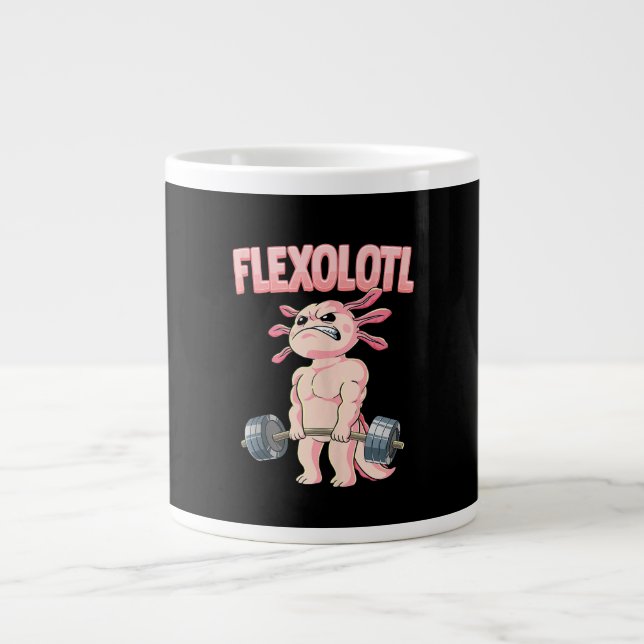 Flexolotl Axolotl Large Coffee Mug (Front)
