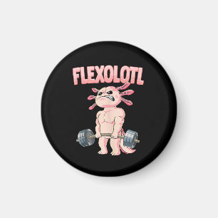 Flexolotl Axolotl Magnet