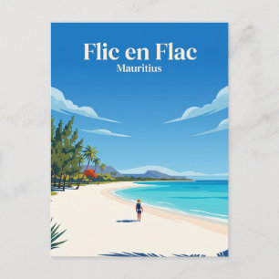 Flic en Flac Beach Mauritius Postcard