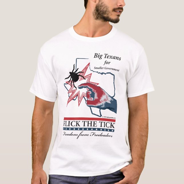 Flick the Tick - Texas Edition T-Shirt (Front)