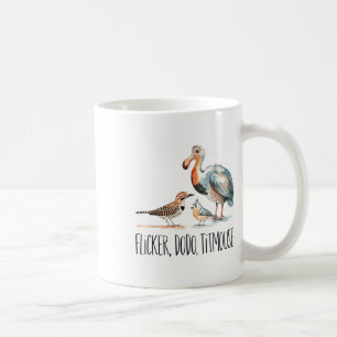 Flicker Dodo Titmouse Apparel Bird Nerd Wildlife B Coffee Mug