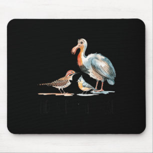 Flicker Dodo Titmouse Apparel Bird Nerd Wildlife B Mouse Mat