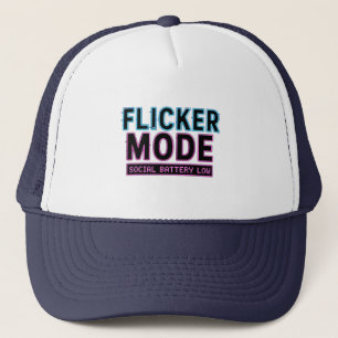 Flicker Mode Trucker Hat - Aesthetic & Bold