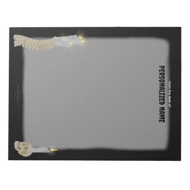 Flicker Of Time - Unlined  Notepad (Front)