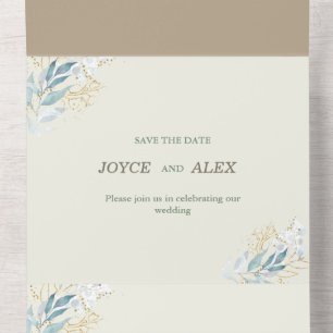Flickermuse All in One Wedding Invitation Card