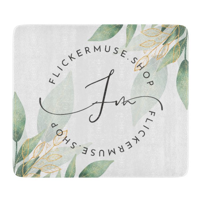 Flickermuse Chopping Board (Front)