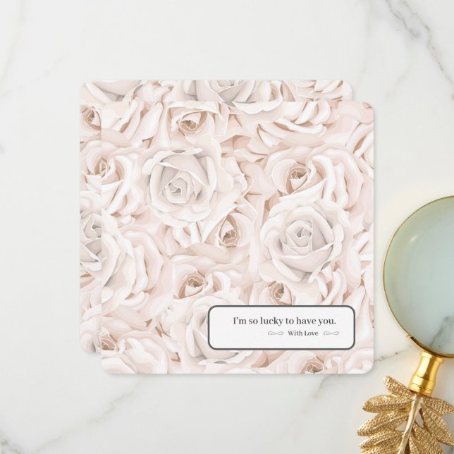 Flickermuse Flat Thank You Card (Front/Back In Situ)