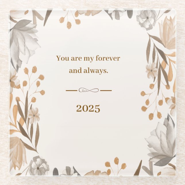 Flickermuse  glass coaster (Front)