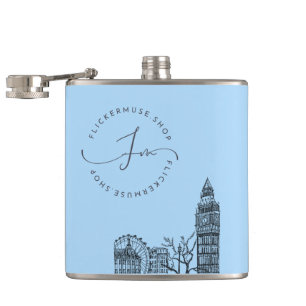 Flickermuse  hip flask