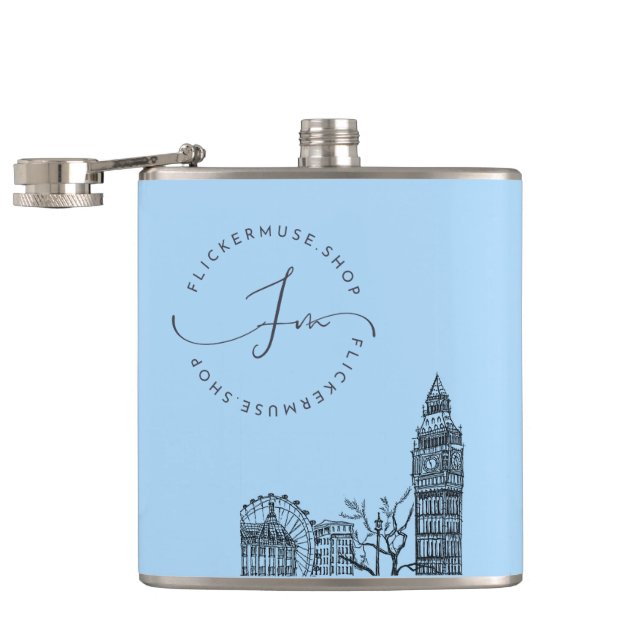 Flickermuse  hip flask (Opened)