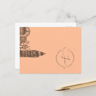 Flickermuse London Color Tone Sketch Postcard