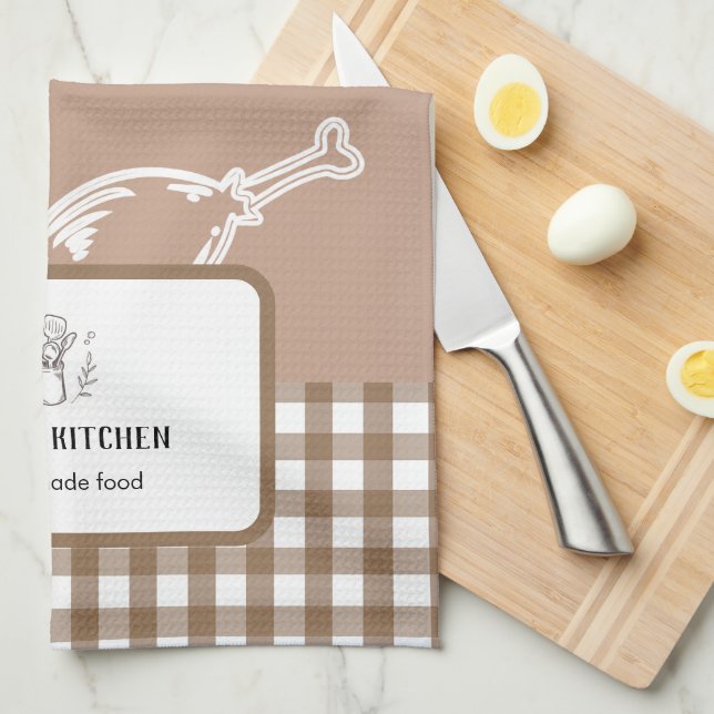 Flickermuse Mocha Mousse Thigh Tea Towel (Quarter Fold)