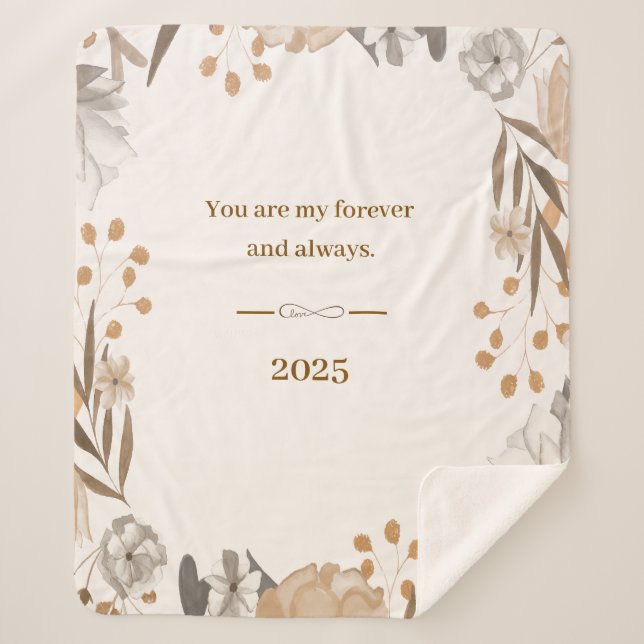 Flickermuse Sherpa Blanket  (Front)