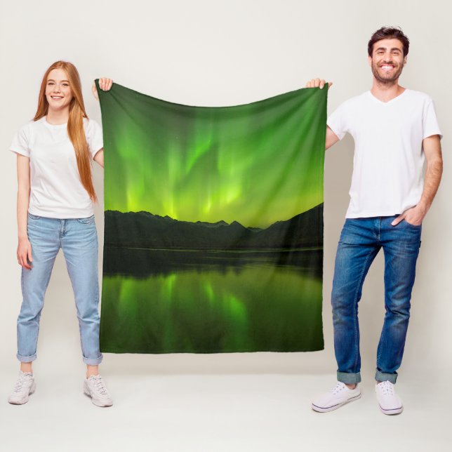 Flicking Aurora Fleece Blanket (In Situ)