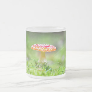 Fliegenpilz Frosted Glass Coffee Mug