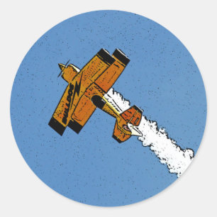 Flight 1 stkcn classic round sticker