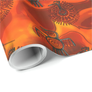 Flight 2 Native American Wrapping Paper
