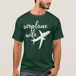 Flight Attendant Aeroplane Mode On Funny Flight T-Shirt