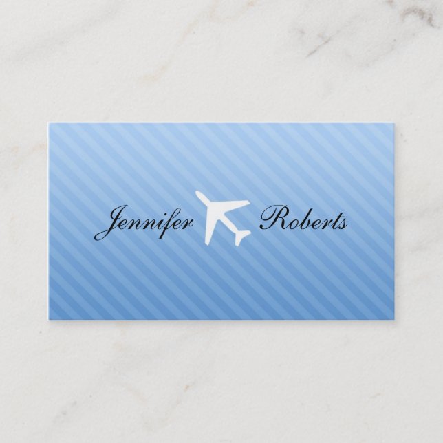 Flight Attendant Business Cards (Front)