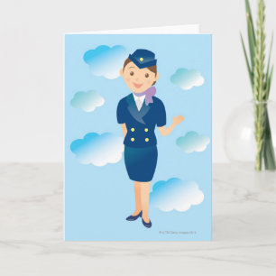 Flight Attendant Card