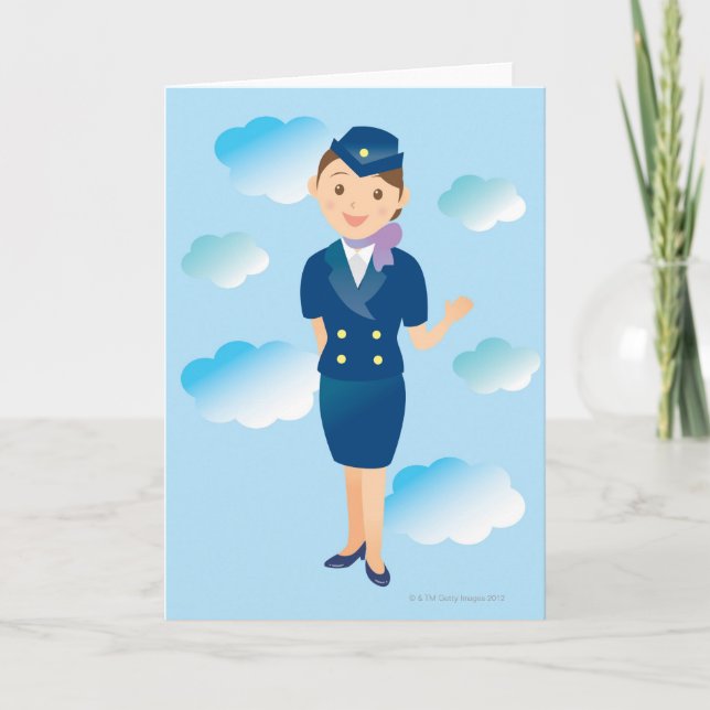 Flight Attendant Card (Front)