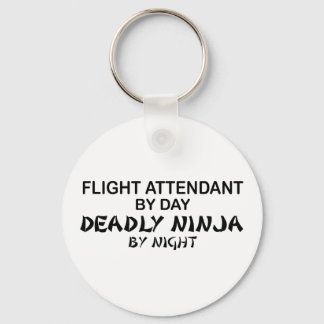 Flight Attendant Deadly Ninja Key Ring