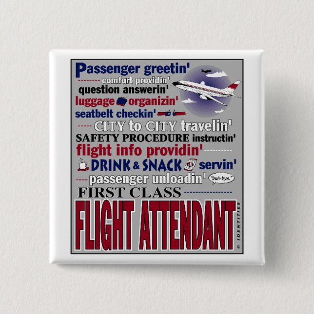 Flight Attendant Pin (Front)