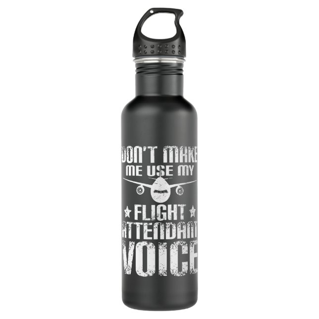 Flight Attendant Voice 710 Ml Water Bottle (Front)