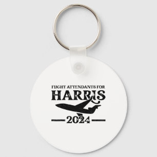 Flight Attendants For Kamala Harris 2024 Election Key Ring
