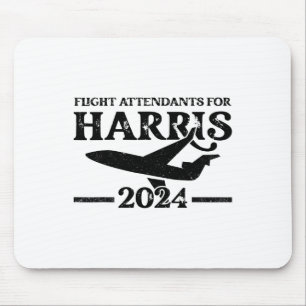 Flight Attendants For Kamala Harris 2024 Election Mouse Mat
