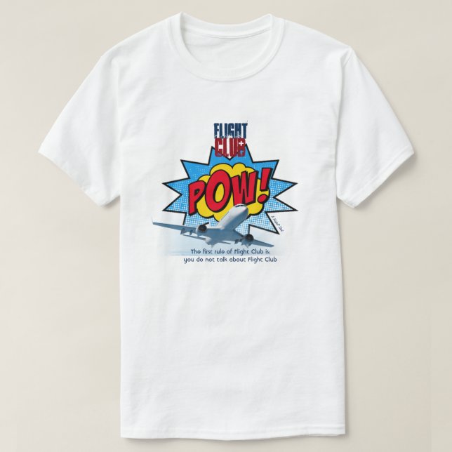 Flight Club - A MisterP Shirt (Design Front)