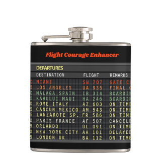 Flight Courage Enhancer Hip Flask