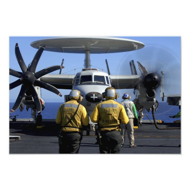 Flight deck directors photo print (Front)