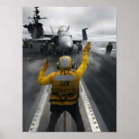 Flight Deck of Aircraft Carrier