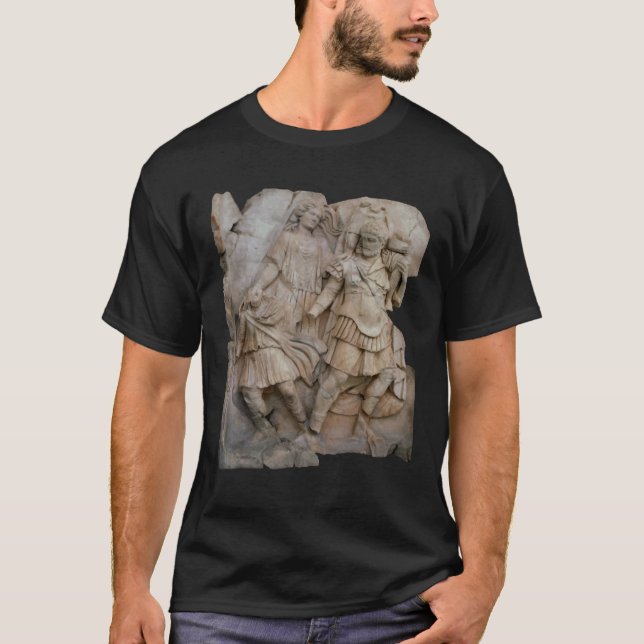 Flight From Trojan War Aphrodisias Sebastion Relie T-Shirt (Front)