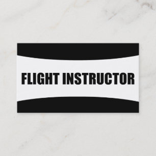 Flight Instructor Business Card