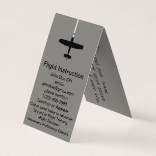 Flight Instructor Business Card