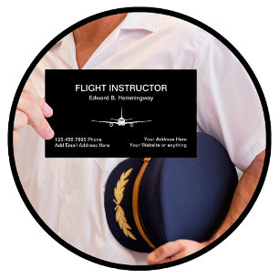 Flight Instructor Theme Business Card